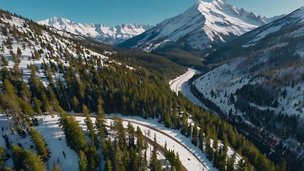 lake in the mountains