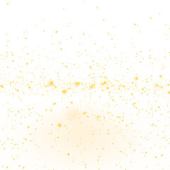 Luminous bokeh lights in gold and white create a gentle soft-focus effect. Ideal for elegant cards, backgrounds, or overlays. Adds subtle shine and calm. PNG