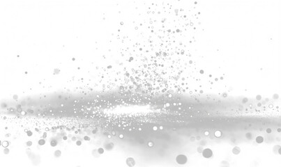 Obraz premium Silver glitter sparkles on a transparent layer, perfect for overlays in holiday graphics. Adds subtle light reflections and magical accents. A sophisticated touch for festive designs. PNG