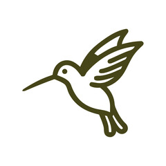 extended, small, keywords:, bird, vector, design, hummingbird, long, miscellaneous, delicate, green, outline, design., silhouette, simple, flight., flight, graphic, [converted], dark, spread, category