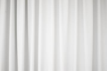 White curtain texture background for interior design with copy space for text or image.