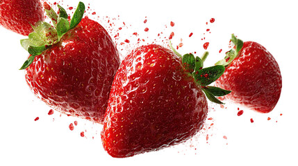 Strawberry isolated on white background