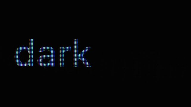 Typing dark web into address bar search screen animation, screen view of search page 4K resolution