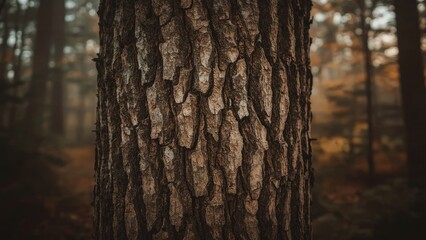 Obraz premium Bark of tree with blurred background, pattern, abstract, texture, nature, forest, grunge, color
