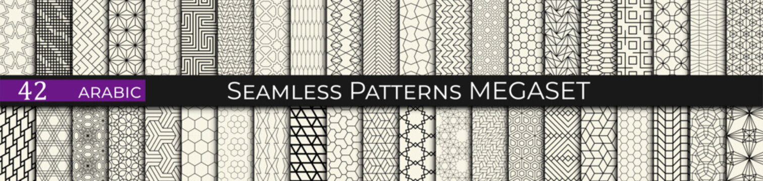 Linear Geometry &ndash; 50 Seamless Thin Line Patterns for Modern Minimal Design