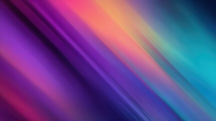 Vibrant gradient abstract background with diagonal wavy lines in purple, blue, orange, and pink hues, creating dynamic and energetic visual effect