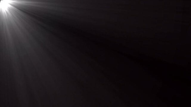 White beam sunrays on transparent background. Vector illustration. To center the bright flash. Transparent shining sun, bright flash.