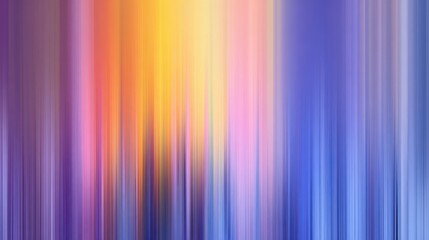Colorful gradient abstract background with vertical line stripe, layered wavy pattern in blue, purple, yellow, and orange, creating vibrant and modern visual effect