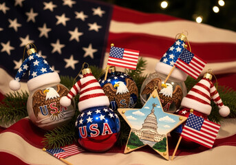 Patriotic Christmas Ornaments and USA Flag_1.jpeg
Дії: