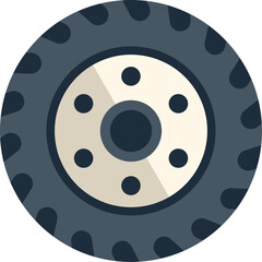 Close up view of a rugged tire, emphasizing its robust construction and suitability for challenging terrains