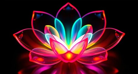 abstract fractal flower