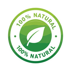 100% hundred present Natural