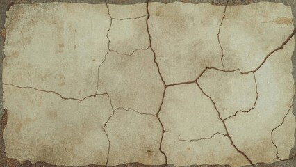 Obraz premium Cracked wall with vintage texture and abstract pattern as background. Construction and art design elements with space for framing.