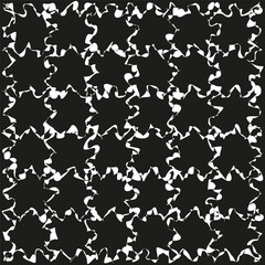 Abstract star pattern. Geometric shape texture. Black white design. Vector simple background.