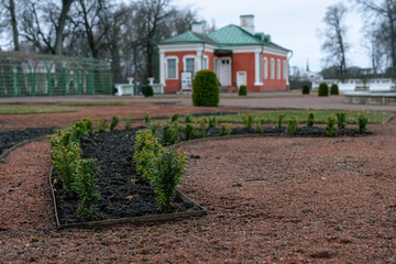 A beautiful garden at the Kradiorg palace