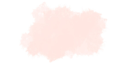 Watercolor splash isolated on transparent background, a delicate wash of pink creating a soft and dreamy effect, perfect for adding a touch of elegance