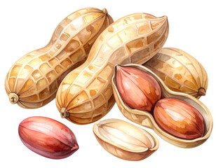 chestnuts on a white background