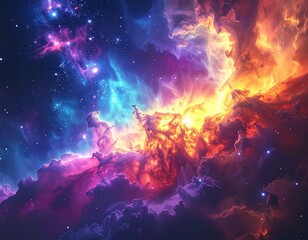 Cosmic Explosion and Formation of New Galaxies in the Deep Universe