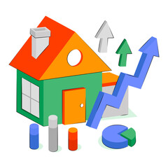 An illustration design of property analytics