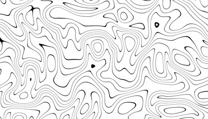 Topographic map patterns, topography line map. Vintage outdoors style. Abstract lines map Template on transparent background. Stock Overlay Isolate Lines