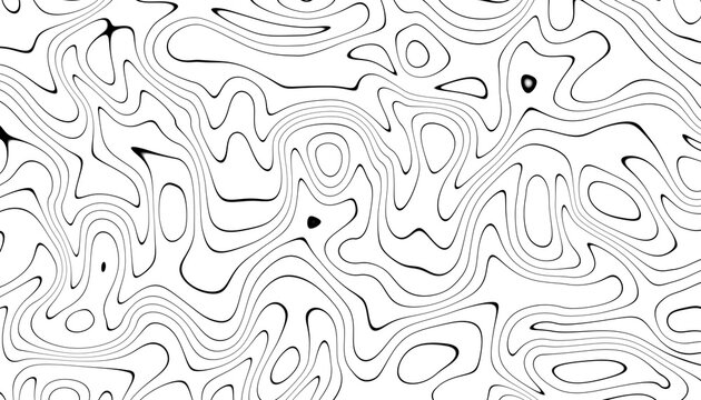 Topographic map patterns, topography line map. Vintage outdoors style. Abstract lines map Template on transparent background. Stock Overlay Isolate Lines - Powered by Adobe