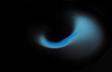 Abstract cosmic swirl of blue light against a dark backdrop creating a sense of mystery and wonder perfect for backgrounds and creative projects inspiration