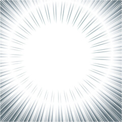 Obraz premium Speed Lines Comic Book Design Element Vector Illustration