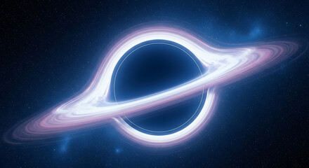 A black hole with accretion disk in deep outer space