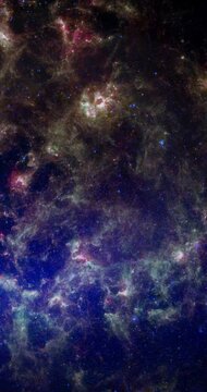 Magellanic Cloud Galaxy Cluster in the Universe | Vertical