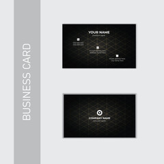 Modern new business card design template.