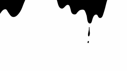 Liquid transition set with alpha channel. Simple cartoon fluid motion HD animation on black and white background. - Powered by Adobe