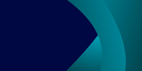Blue abstract 3D background with circle. Soft dark green blue background with curve pattern graphics for illustration. Curves and lines use for banner, cover, wallpaper, design with space for text .

