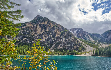 Lake Braies in Northern Italy