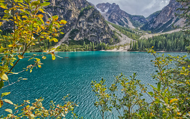 Lake Braies in Northern Italy