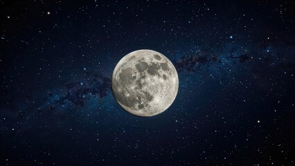 Fototapeta premium August Sturgeon Moon observed in sky, space, moon, wallpaper, galaxy, night, universe, astronomy, planet, lunar