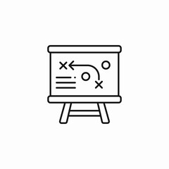 strategy planning board icon sign vector
