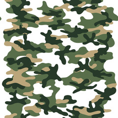 military camouflage seamless pattern