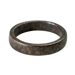 Iron ring isolated on transparent background
