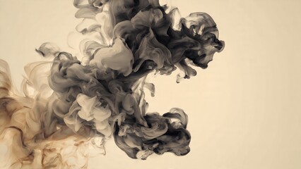 old stone lion - White smoke effect with light background wallpaper 