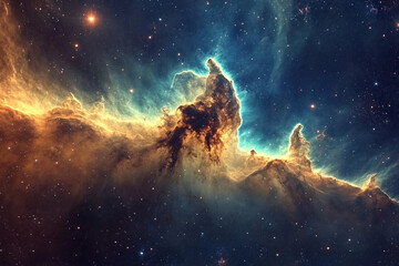 A breathtaking deep-space view of the Omega Nebula  