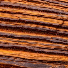 Iron Oxide Rock Layer Texture Macro