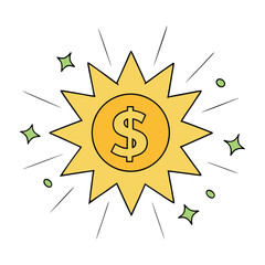 A burst of exploding dollars flying in all directions, symbolizing wealth, success, and financial power with dynamic motion and energy in a dramatic visual scene.
