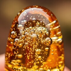 Micro-Bubbles in Resin Macro Detail