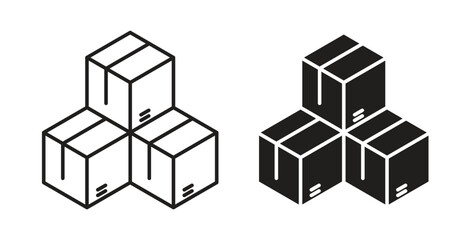 Inventory icon simple flat trend modern graphic design abstract logotype