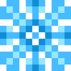 Pixel Art Snowflake