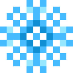 Pixel Snowflake