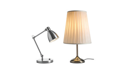 Table Lamp Bundle &ndash; Two Styles isolated on transparent background (2)