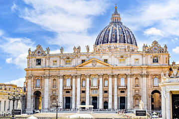 St. Peter's Basilica, St. Peter's Square, Vatican City, Rome, Italy