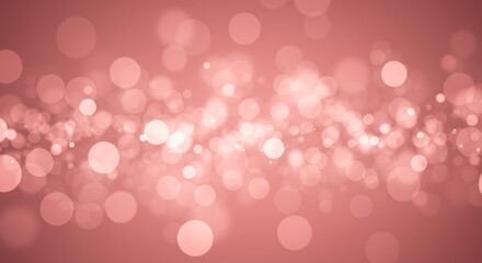 Soft pink bokeh lights creating a dreamy and magical background effect
