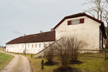 Authentic Historic Architecture of Nurme Manor Complex, Latvia